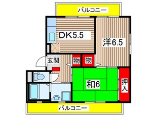 メゾン　ド　シャルムの物件間取画像